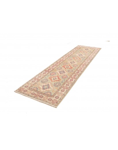 Tappeto Kazak Afghanistan marrone giallo 88x298