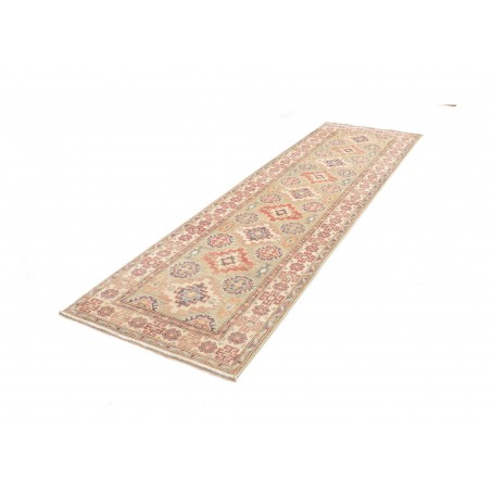 Tappeto Kazak Afghanistan marrone giallo 88x298