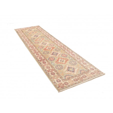 Tappeto Kazak Afghanistan marrone giallo 88x298
