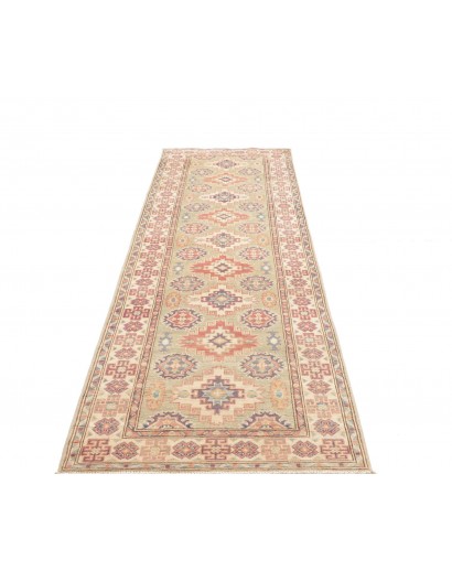 Tappeto Kazak Afghanistan marrone giallo 88x298