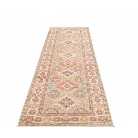 Tappeto Kazak Afghanistan marrone giallo 88x298