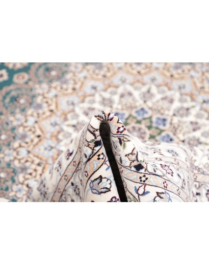 Tappeto Nain 6La Persia bianco grigio 259x312