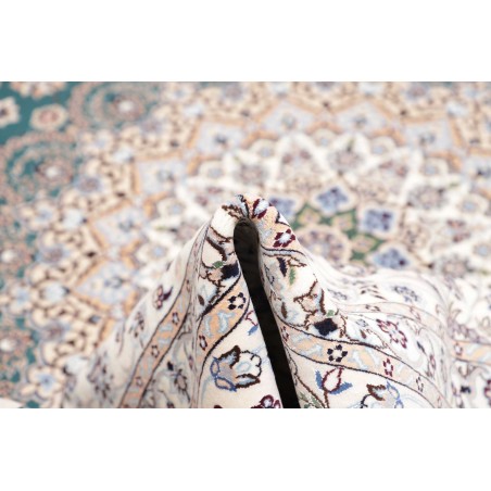 Tappeto Nain 6La Persia bianco grigio 259x312