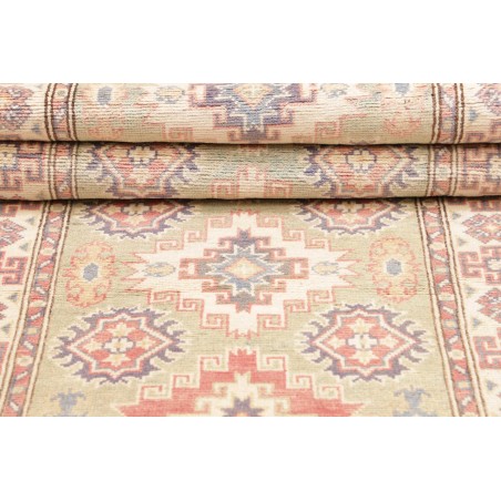 Tappeto Kazak Afghanistan marrone giallo 88x298