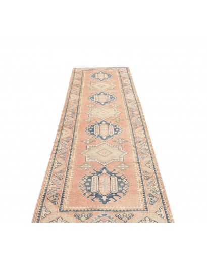 Tappeto Kazak Afghanistan beige grigio 81x297