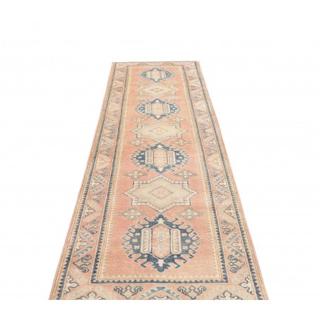 Tappeto Kazak Afghanistan beige grigio 81x297