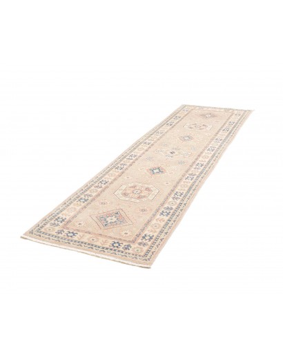 Tappeto Kazak Afghanistan bianco 87x284