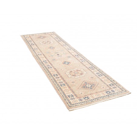 Tappeto Kazak Afghanistan bianco 87x284