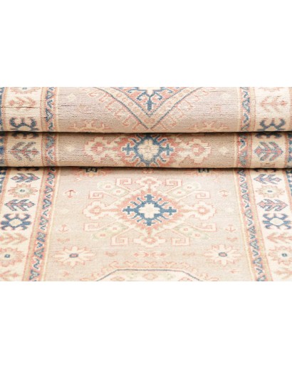 Tappeto Kazak Afghanistan bianco 87x284
