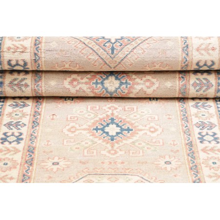 Tappeto Kazak Afghanistan bianco 87x284
