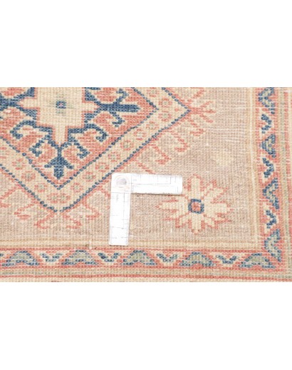 Tappeto Kazak Afghanistan bianco 87x284