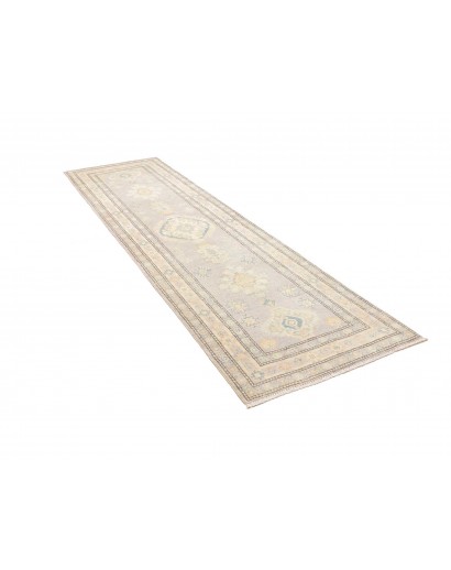 Tappeto Kazak Afghanistan bianco 85x290