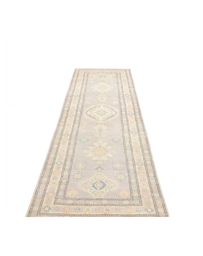 Tappeto Kazak Afghanistan bianco 85x290