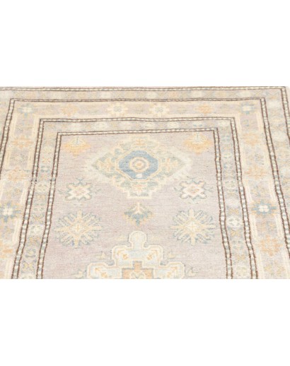 Tappeto Kazak Afghanistan bianco 85x290