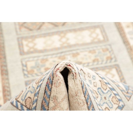Tappeto Kazak Afghanistan bianco marrone 91x329