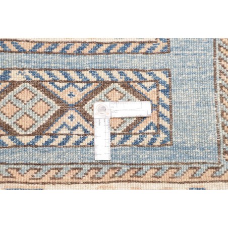 Tappeto Kazak Afghanistan bianco marrone 91x329