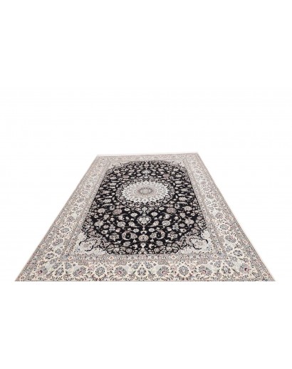Tappeto Nain 6La Persia bianco blu 213x314
