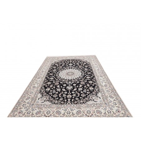 Tappeto Nain 6La Persia bianco blu 213x314