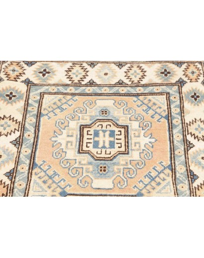 Tappeto Kazak Afghanistan beige verde 77x304