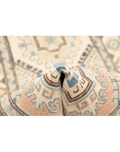 Tappeto Kazak Afghanistan beige verde 77x304
