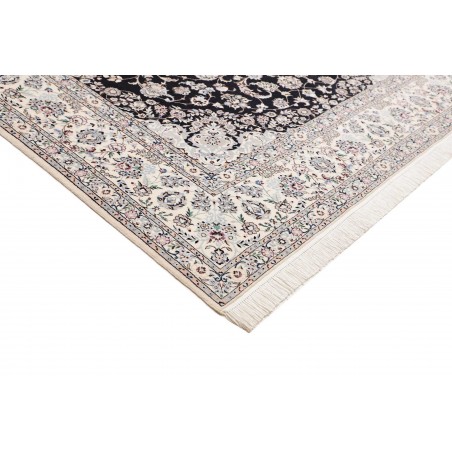 Tappeto Nain 6La Persia bianco blu 213x314