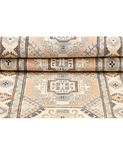 Tappeto Kazak Afghanistan beige verde 77x304