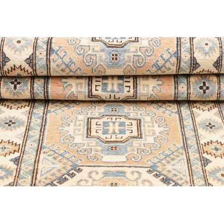 Tappeto Kazak Afghanistan beige verde 77x304