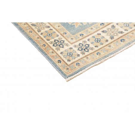 Tappeto Kazak Afghanistan beige azzurro 81x294