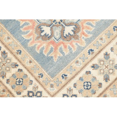 Tappeto Kazak Afghanistan beige azzurro 81x294