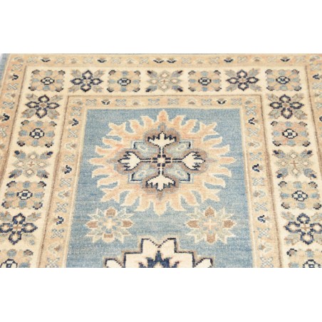 Tappeto Kazak Afghanistan beige azzurro 81x294