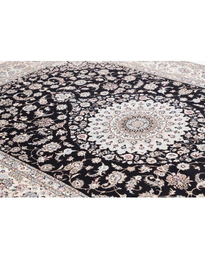 Tappeto Nain 6La Persia bianco blu 213x314