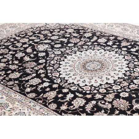Tappeto Nain 6La Persia bianco blu 213x314
