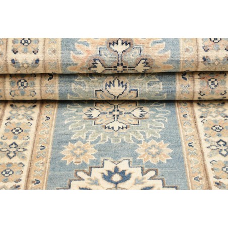 Tappeto Kazak Afghanistan beige azzurro 81x294