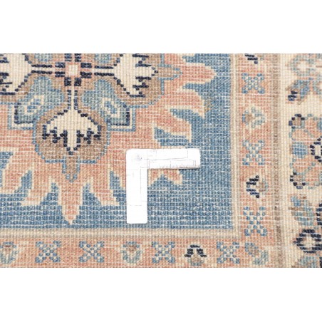 Tappeto Kazak Afghanistan beige azzurro 81x294