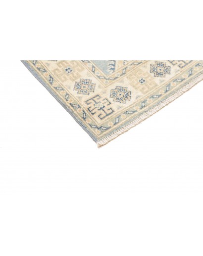 Tappeto Kazak Afghanistan bianco grigio 83x294