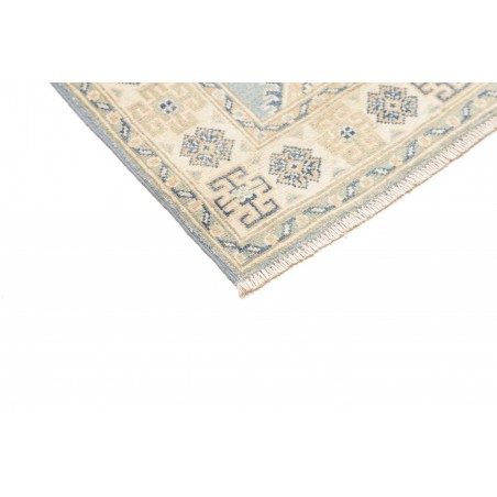 Tappeto Kazak Afghanistan bianco grigio 83x294