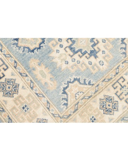 Tappeto Kazak Afghanistan bianco grigio 83x294