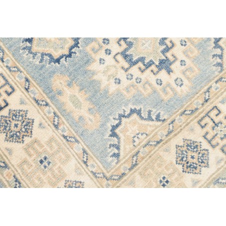 Tappeto Kazak Afghanistan bianco grigio 83x294