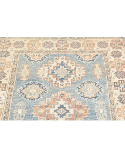 Tappeto Kazak Afghanistan bianco grigio 83x294