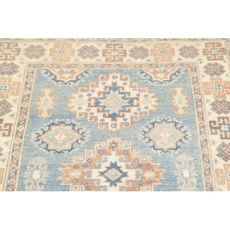 Tappeto Kazak Afghanistan bianco grigio 83x294