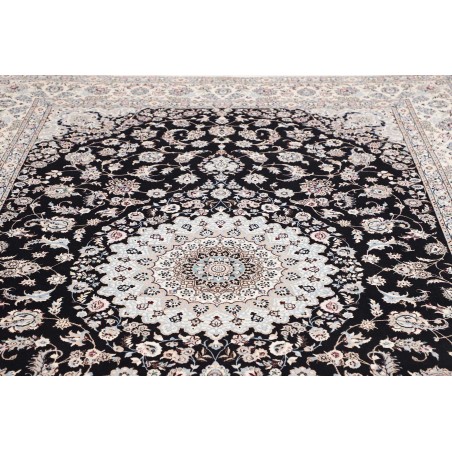 Tappeto Nain 6La Persia bianco blu 213x314
