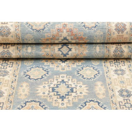 Tappeto Kazak Afghanistan bianco grigio 83x294