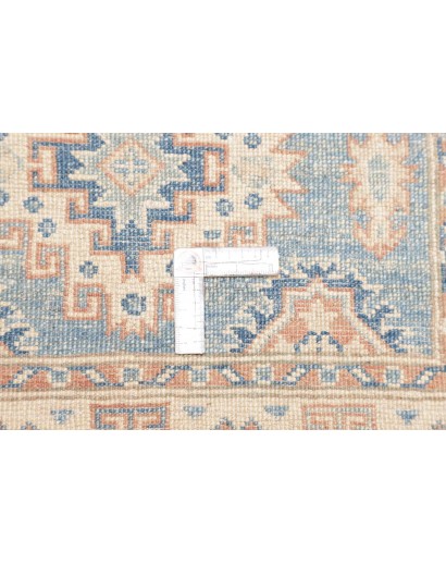 Tappeto Kazak Afghanistan bianco grigio 83x294