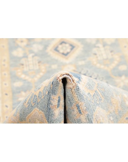 Tappeto Kazak Afghanistan bianco grigio 86x301