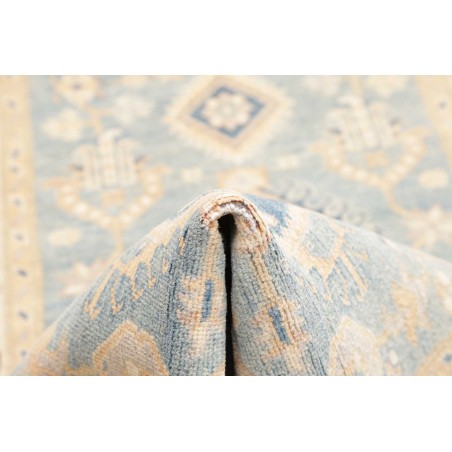 Tappeto Kazak Afghanistan bianco grigio 86x301