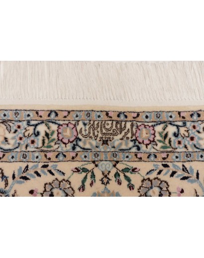 Tappeto Nain 6La Persia bianco blu 213x314