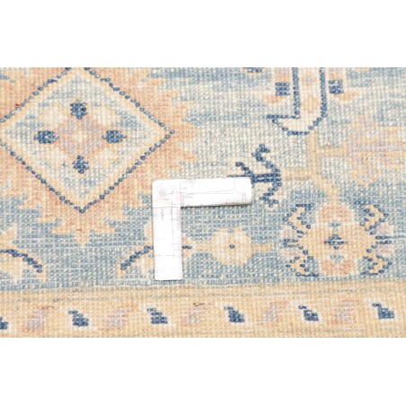 Tappeto Kazak Afghanistan bianco grigio 86x301