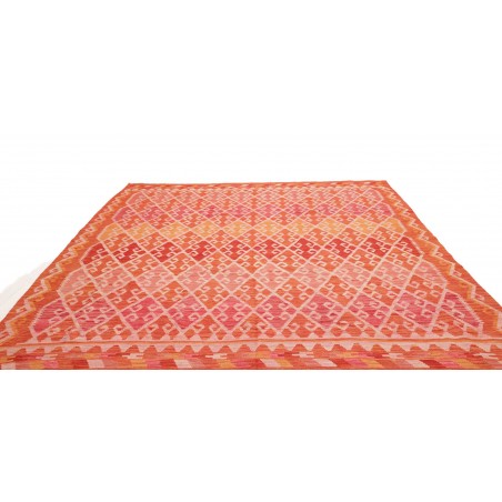Tappeto Kilim Afghanistan arancione 260x293