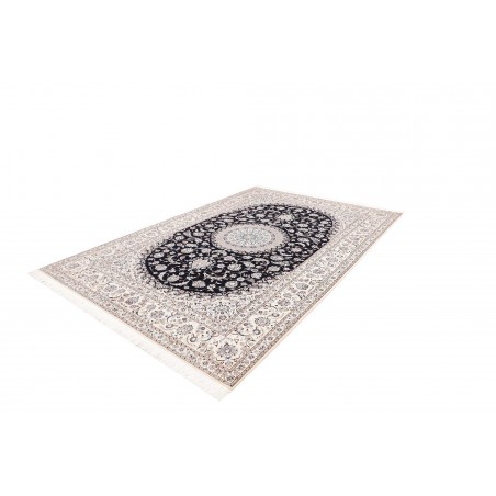 Tappeto Nain 6La Persia bianco blu 220x320