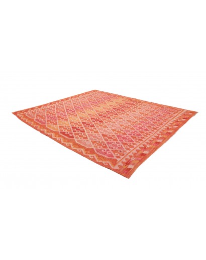 Tappeto Kilim Afghanistan arancione 260x293
